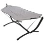 ProGarden Hammock with light gray metal base 260 cm by ProGarden, Hammocks - Ref: Foro24-436297, Price: 190,43 €, Discount: %