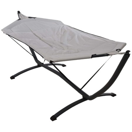 ProGarden Hammock with light gray metal base 260 cm by ProGarden, Hammocks - Ref: Foro24-436297, Price: 190,99 €, Discount: %