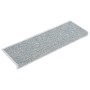 Alfombrilla autoadhesiva escalera sisal 15 uds azul 65x21x4 cm de vidaXL, Alfombrillas para escalones - Ref: Foro24-326886, P...