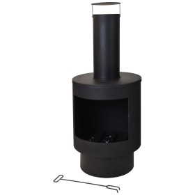 ProGarden Metal fireplace 112 cm by ProGarden, Chimneys - Ref: Foro24-436194, Price: 144,99 €, Discount: %