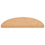 Alfombrilla autoadhesiva escalera sisal 15uds naranja 56x17x3cm de vidaXL, Alfombrillas para escalones - Ref: Foro24-326865, ...