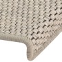 Selbstklebende Sisal-Stufenmatte 15 Stück 65x21x4 cm von vidaXL, Treppenmatten - Ref: Foro24-326883, Preis: 98,55 €, Rabatt: %