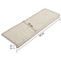 Selbstklebende Sisal-Stufenmatte 15 Stück 65x21x4 cm von vidaXL, Treppenmatten - Ref: Foro24-326883, Preis: 98,58 €, Rabatt: %