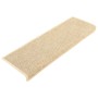 Selbstklebende Sisal-Stufenmatte 15 Stück beige 65x21x4 cm von vidaXL, Treppenmatten - Ref: Foro24-326909, Preis: 120,50 €, R...