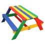 AXI Nick Kids Picnic Table with Rainbow Umbrella by AXI, Garden tables - Ref: Foro24-441652, Price: 109,49 €, Discount: %