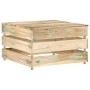 Mesa de palés para jardín de madera de pino impregnada de vidaXL, Sofás modulares de exterior - Ref: Foro24-316202, Precio: 2...