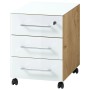 Germania File with wheels Gw-Monteria repro Navarra oak and white by Germania, Filing cabinets - Ref: Foro24-436483, Price: 1...