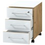 Germania File with wheels Gw-Monteria repro Navarra oak and white by Germania, Filing cabinets - Ref: Foro24-436483, Price: 1...