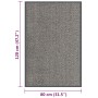 Light brown knot doormat 80x120 cm by vidaXL, Doormats - Ref: Foro24-326947, Price: 27,66 €, Discount: %