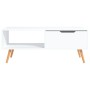 Mesa de centro de madera contrachapada blanco 100x49,5x43 cm de vidaXL, Mesas de centro - Ref: Foro24-326786, Precio: 85,80 €...