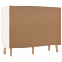 Aparador madera de ingeniería blanco y roble Sonoma 90x30x72 cm de vidaXL, Aparadores - Ref: Foro24-326818, Precio: 119,86 €,...