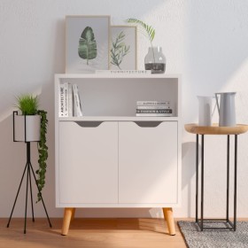 Glossy white engineered wood sideboard 60x30x72 cm by vidaXL, Sideboards - Ref: Foro24-326828, Price: 76,77 €, Discount: %