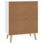 Aparador de madera de ingeniería blanco brillo 60x30x72 cm de vidaXL, Aparadores - Ref: Foro24-326828, Precio: 77,22 €, Descu...