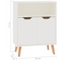 Hochglanzweißes Sideboard aus Holzwerkstoff, 60 x 30 x 72 cm von vidaXL, Sideboards - Ref: Foro24-326828, Preis: 77,19 €, Rab...