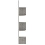 Betongraues Wand-Eckregal aus Holzwerkstoff von vidaXL, Regale und Regale - Ref: Foro24-326835, Preis: 34,33 €, Rabatt: %