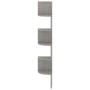 Betongraues Wand-Eckregal aus Holzwerkstoff von vidaXL, Regale und Regale - Ref: Foro24-326835, Preis: 34,33 €, Rabatt: %