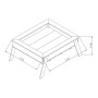 AXI Linda Brown and White Planting Growing Table by AXI, Gardening accessories - Ref: Foro24-441662, Price: 121,56 €, Discoun...