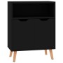 Aparador de madera de ingeniería negro 60x30x72 cm de vidaXL, Aparadores - Ref: Foro24-326823, Precio: 72,38 €, Descuento: %