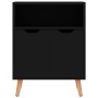 Aparador de madera de ingeniería negro 60x30x72 cm de vidaXL, Aparadores - Ref: Foro24-326823, Precio: 72,38 €, Descuento: %