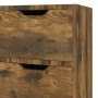 Aparador de madera de ingeniería roble ahumado 90x30x72 cm de vidaXL, Aparadores - Ref: Foro24-326821, Precio: 106,73 €, Desc...