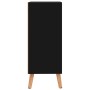 Aparador de madera de ingeniería negro brillo 60x30x72 cm de vidaXL, Aparadores - Ref: Foro24-326829, Precio: 76,65 €, Descue...