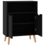 Glossy black engineered wood sideboard 60x30x72 cm by vidaXL, Sideboards - Ref: Foro24-326829, Price: 76,65 €, Discount: %