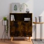 Smoked oak engineered wood sideboard 60x30x72 cm by vidaXL, Sideboards - Ref: Foro24-326830, Price: 76,65 €, Discount: %