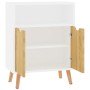 Aparador madera de ingeniería blanco y roble Sonoma 60x30x72 cm de vidaXL, Aparadores - Ref: Foro24-326827, Precio: 91,13 €, ...