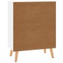 Aparador madera de ingeniería blanco y roble Sonoma 60x30x72 cm de vidaXL, Aparadores - Ref: Foro24-326827, Precio: 91,13 €, ...