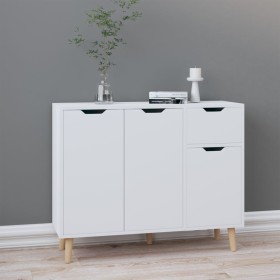 White plywood sideboard 90x30x72 cm by vidaXL, Sideboards - Ref: Foro24-326813, Price: 126,22 €, Discount: %