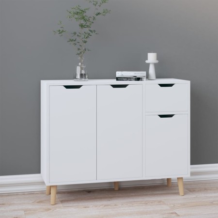 White plywood sideboard 90x30x72 cm by vidaXL, Sideboards - Ref: Foro24-326813, Price: 126,08 €, Discount: %