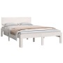 Estructura de cama madera maciza de pino blanco 120x190 cm de vidaXL, Camas y somieres - Ref: Foro24-833104, Precio: 182,89 €...