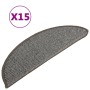 Stair tread mats 15 pcs gray 56x17x3 cm by vidaXL, Stair mats - Ref: Foro24-149846, Price: 43,69 €, Discount: %