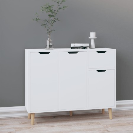 Engineered wood glossy white sideboard 90x30x72 cm by vidaXL, Sideboards - Ref: Foro24-326819, Price: 134,65 €, Discount: %