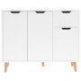 Engineered wood glossy white sideboard 90x30x72 cm by vidaXL, Sideboards - Ref: Foro24-326819, Price: 134,65 €, Discount: %