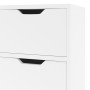 Engineered wood glossy white sideboard 90x30x72 cm by vidaXL, Sideboards - Ref: Foro24-326819, Price: 134,65 €, Discount: %