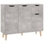 Concrete gray engineered wood sideboard 90x30x72 cm by vidaXL, Sideboards - Ref: Foro24-326817, Price: 104,96 €, Discount: %