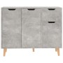 Concrete gray engineered wood sideboard 90x30x72 cm by vidaXL, Sideboards - Ref: Foro24-326817, Price: 104,96 €, Discount: %