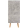 Concrete gray engineered wood sideboard 90x30x72 cm by vidaXL, Sideboards - Ref: Foro24-326817, Price: 104,96 €, Discount: %