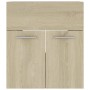 Mueble con lavabo madera de ingeniería roble Sonoma de vidaXL, Tocadores de baño - Ref: Foro24-3070814, Precio: 110,76 €, Des...