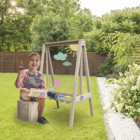 AXI Eric Natural Brown Children's Activity Easel by AXI, drawing tablets - Ref: Foro24-441673, Price: 152,99 €, Discount: %