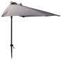 ProGarden Semicircular parasol light gray 250 cm by ProGarden, Umbrellas - Ref: Foro24-436209, Price: 51,99 €, Discount: %