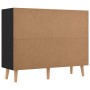 Aparador de madera de ingeniería negro 90x30x72 cm de vidaXL, Aparadores - Ref: Foro24-326814, Precio: 112,32 €, Descuento: %