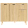 Aparador de madera de ingeniería roble Sonoma 90x30x72 cm de vidaXL, Aparadores - Ref: Foro24-326816, Precio: 118,43 €, Descu...