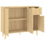 Aparador de madera de ingeniería roble Sonoma 90x30x72 cm de vidaXL, Aparadores - Ref: Foro24-326816, Precio: 118,43 €, Descu...