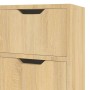 Aparador de madera de ingeniería roble Sonoma 90x30x72 cm de vidaXL, Aparadores - Ref: Foro24-326816, Precio: 118,43 €, Descu...