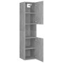 Juego de muebles de baño madera de ingeniería gris hormigón de vidaXL, Muebles de baño - Ref: Foro24-3070932, Precio: 174,42 ...