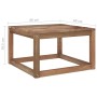 Gartenpalettentische 2 Stück imprägniertes Holz 60x60x36,5 cm von vidaXL, Modulare Sofas für den Außenbereich - Ref: Foro24-3...