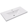 Mueble con lavabo madera de ingeniería blanco brillante de vidaXL, Tocadores de baño - Ref: Foro24-3070835, Precio: 199,08 €,...