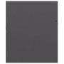 Glossy gray chipboard sink cabinet by vidaXL, bathroom vanities - Ref: Foro24-3070855, Price: 261,37 €, Discount: %